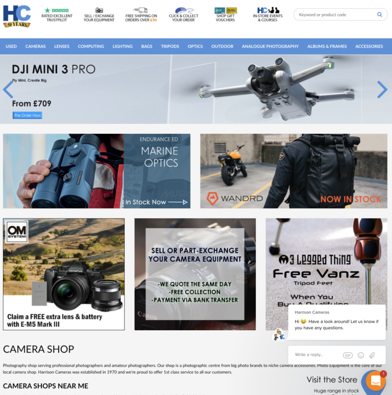 HarrisonCameras - Macchine Fotografiche e Accessori