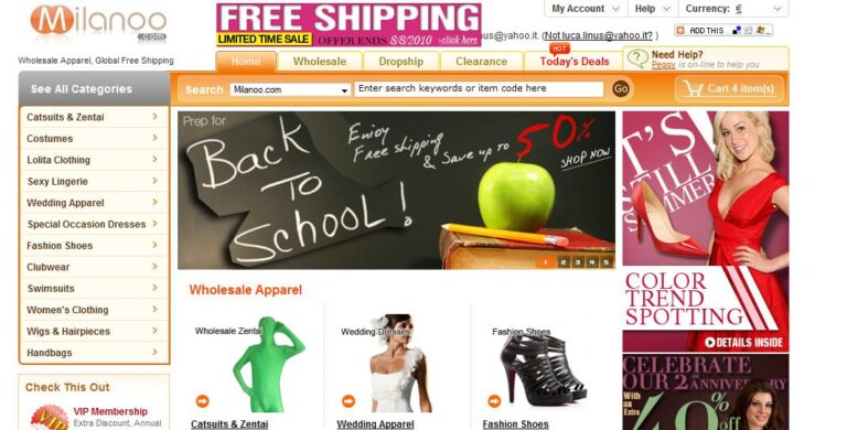 Milanoo.com - L'Abbigliamento Made in China