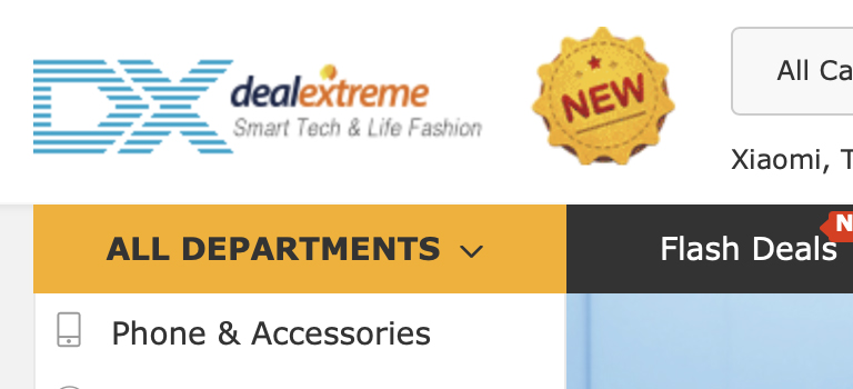 DX.com o DealExtreme - Il Sito Top Del Commercio Made in China